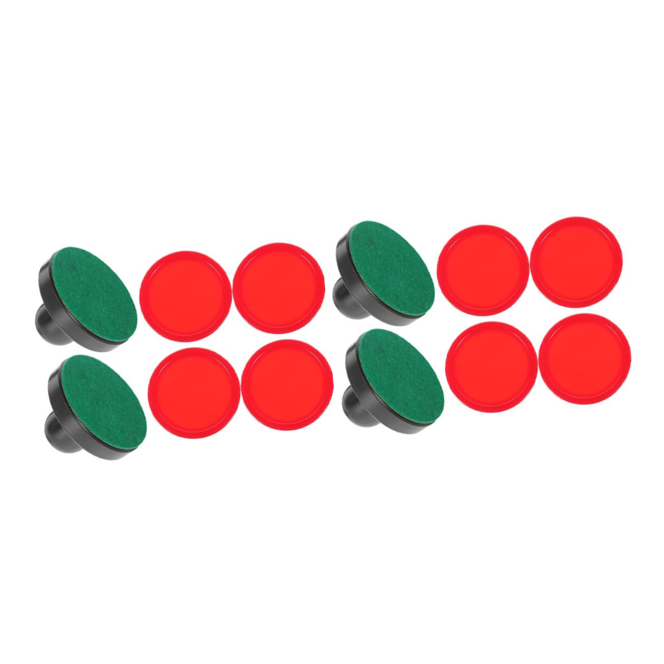 Toddmomy 8 Ensembles Patins et Rouges pour Tables de Jeux pour Entre et Fêtes