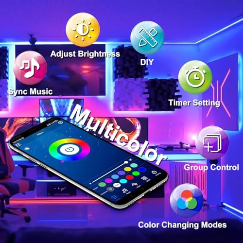 Image of DAYBETTER LED Strip Lights 300ft RGB Music Sync Smart App Control