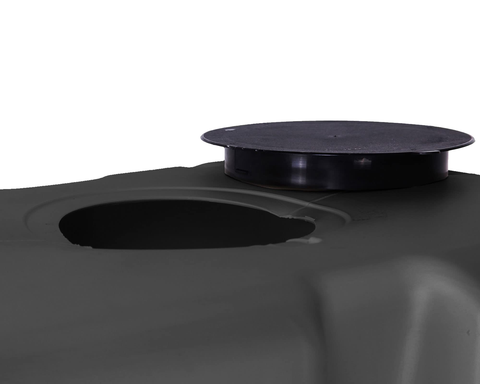 Ondis24 Regenwasser Wandtank Regenfass Eco 310 Liter anthrazit Komplettset inklusive Füllautomat, Wasserhahn