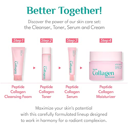 It's Skin Peptide Collagen Toner 5.07 Fl. Oz | Moisturizing Toner W/Organic Collagen Peptides | Hydrating Toner For Sensitive Skin | Organic Skin Care & Face Brightening Toner | K Beauty Toner #TOP6