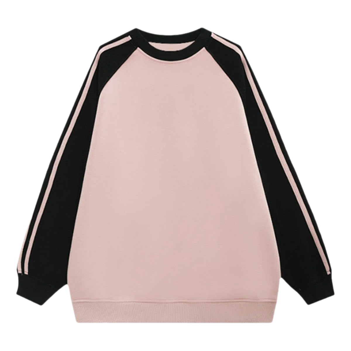 Bluza damska wiosenno-jesienna bluza sportowa TRZY Tripe Trendy Casual Round Neck Pullover Unisex czarny biały XXL