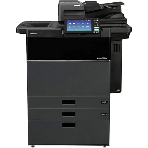 Toshiba E-Studio 7506AC A3 Color Laser Multifunction Copier - 75ppm, Copy, Print, Scan, Auto Duplex, Network, Duplex Single Pass Feeder, 4GB Memory, 320 GB HDD, 1.75 GHz, 2 Trays, Tandem Tray