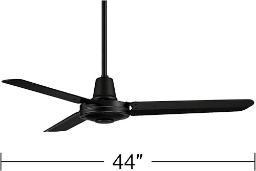 Miniatura 4 de Plaza DC - Ventilador de techo moderno de 3 aspas de 44 pulgadas para interiores y exteriores con control remoto color marrón bronce aceitado