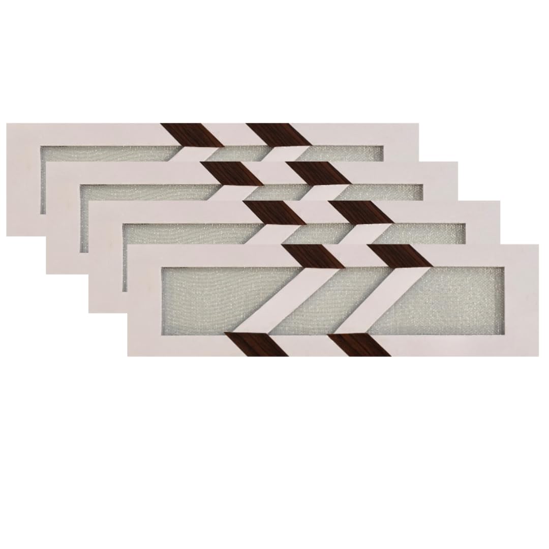 Wall Ventilation Air Hole Closer with Mosquito and Dust Control Net | Self Adhesive | No Screws or Drilling Required - 45x12 CM (Pack of 4) (B0DHJCJHD5) Amazon Price History, Amazon Price Tracker