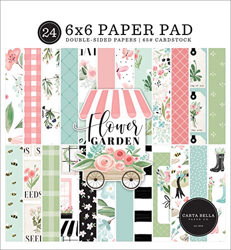Carta Bella 6" x 6" Paper Pad Flower Garden
