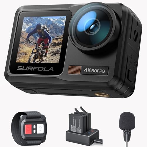 送料込み　アクションカメラ　ウェアラブルカメラ　スポーツカム　付属品フルセット Amazon | アクションカメラ 防水ハウジングケース付き防水