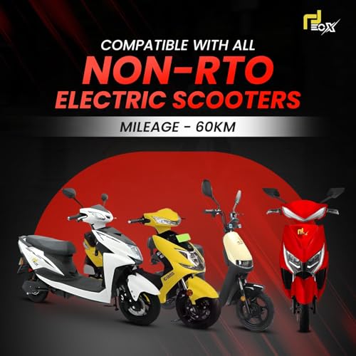 EOX 48V 26AH Rechargeable Lithium-Ion Battery for Non-RTO E-Scooters ...