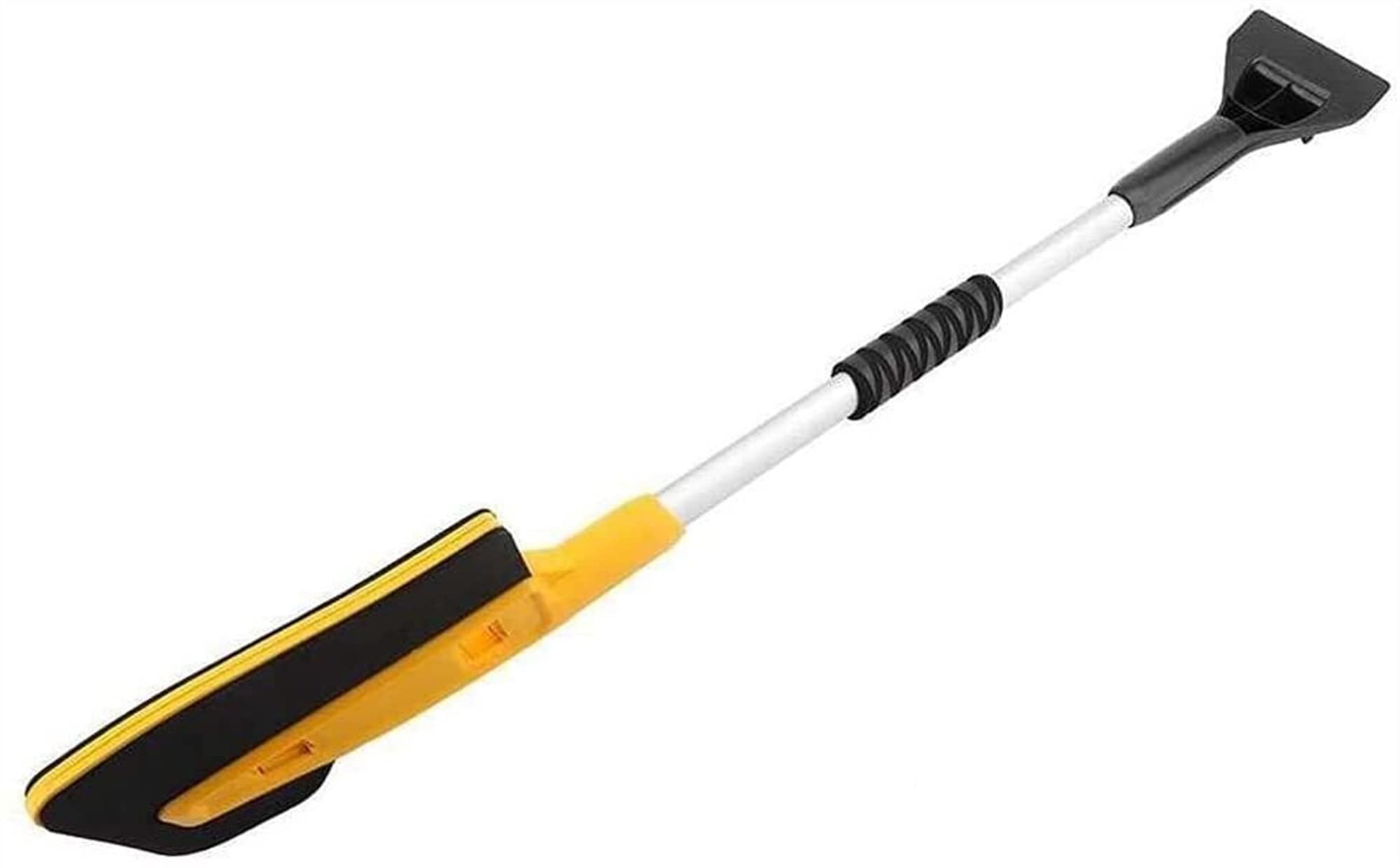 XMING 2 IN1 Telescopio Espuma Cepillo de Nieve Scaper de Hielo Desmontable, Cepillo de remoción de Nieve Auto de Invierno Cepillo de eliminación de Palas Extensibles for automóviles