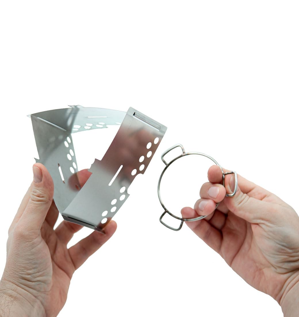 Trangia Triangle Lightweight Compact Camping Stove for Hiking, Backpacking, Fishing