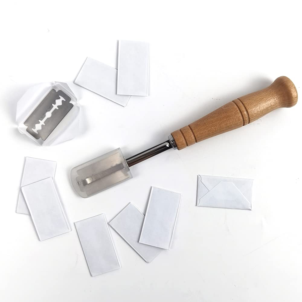 Cuchillo de panadero，Herramienta de corte de pan Cuchillo para masa Cuchillo de pan con 10 cuchillas de afeitar，para DIY Pan Masa Hornear Cocina