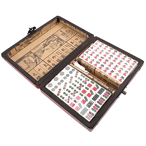 Kit de Mahjong pour Familles SUPVOX : Solution Gain de Place pour Tables Basses