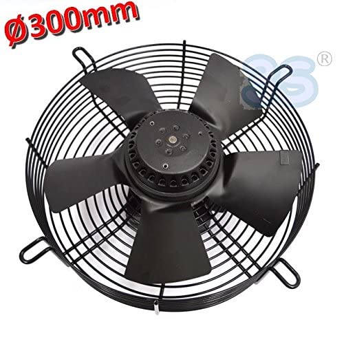 Omnia components - ventilatore assiale aspirante 300 mm 90 w 220 v - con motore e griglia