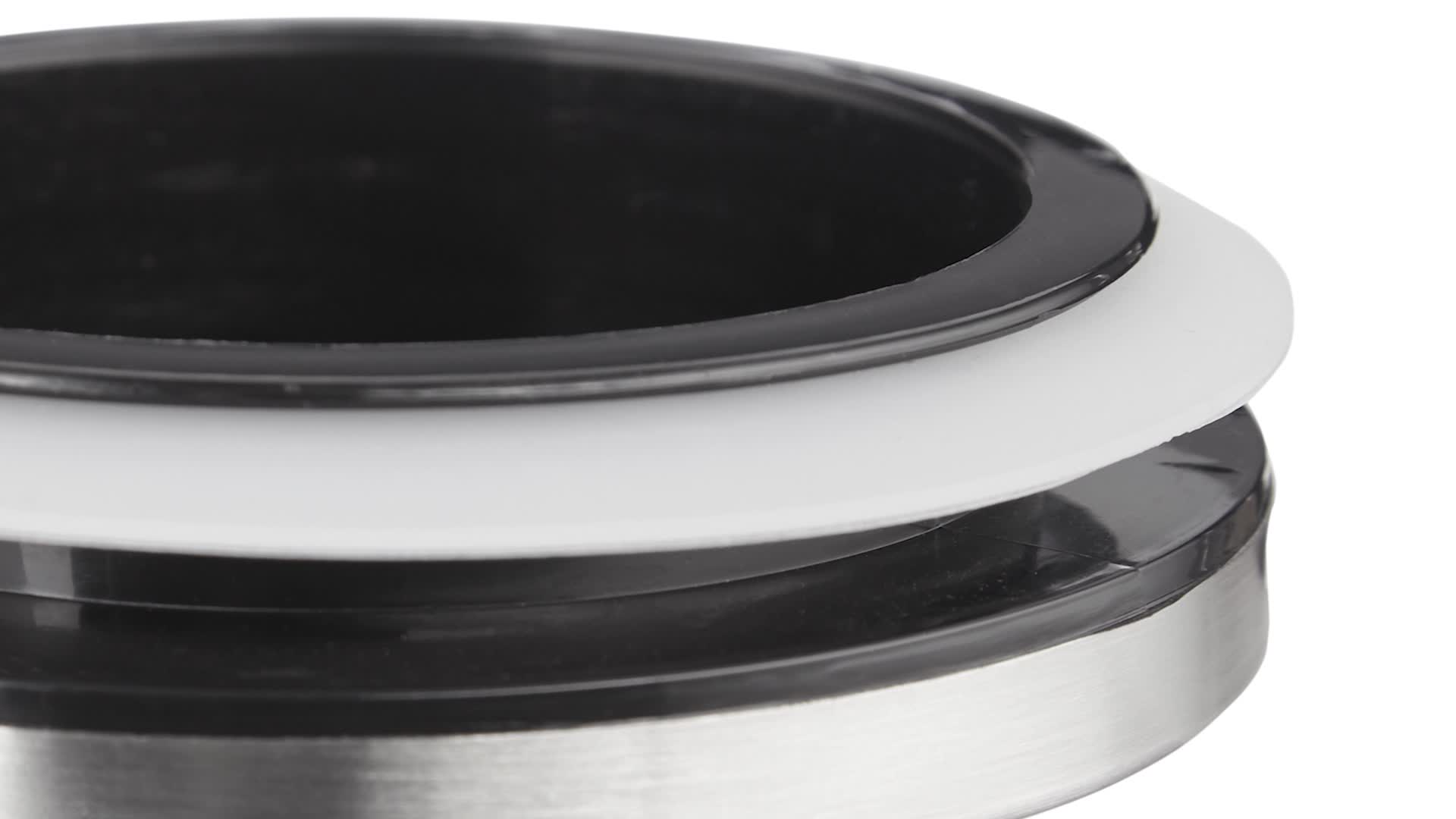 Set 3 Barattoli In Vetro Ermetici 750ml - Coperchio Acciaio Inox, Per Alimenti Come Riso E T&egrave;