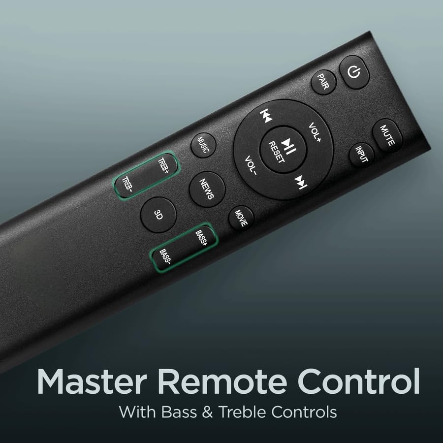 Image of K2 Remotes Compatible for Boat Home Theatre - Compatible Replacement Controller for Boat Aavante Bar Soundbar & Home Theater Systems