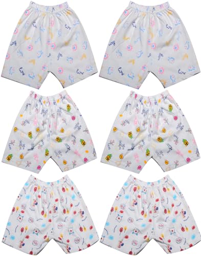 Image of Newborn Baby Boys & Girls Pure Hosiery Cotton Shorts Regular Fit Half Pant