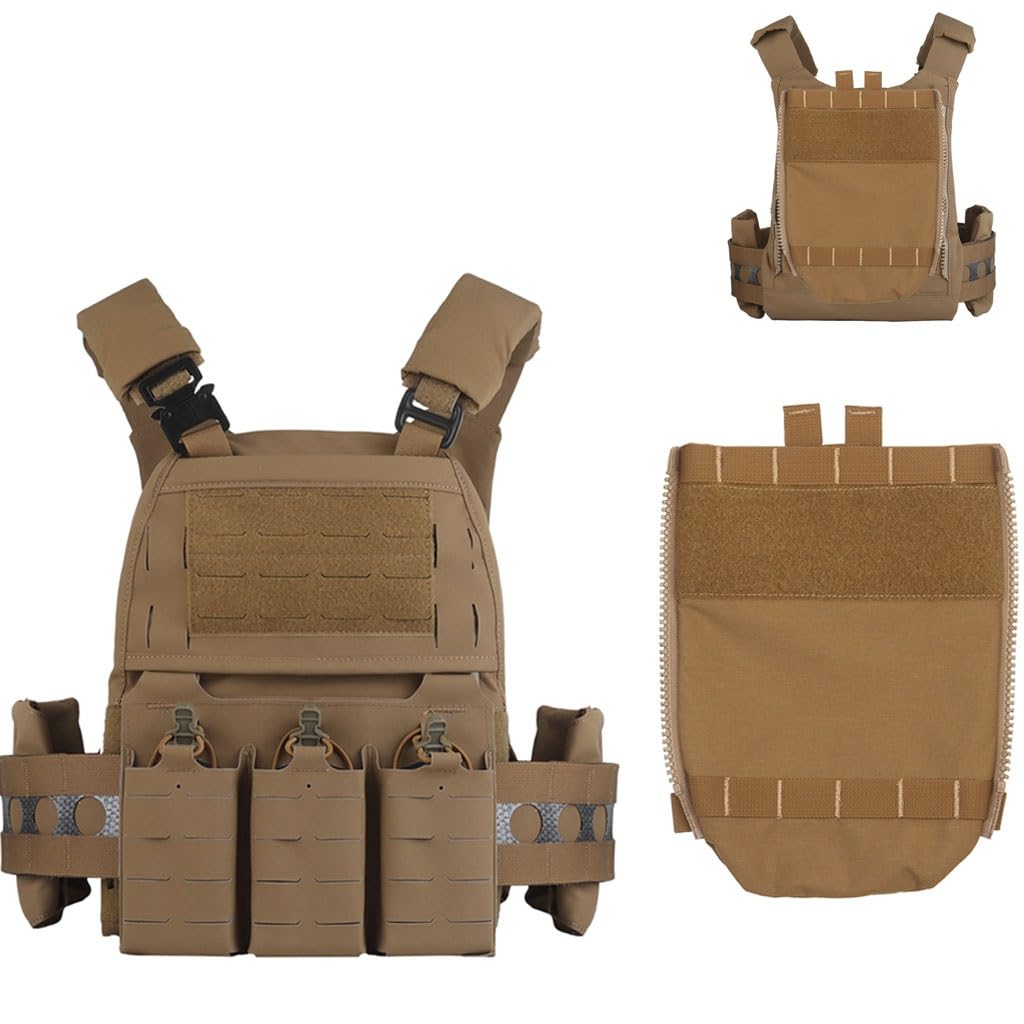 Chaleco Deportivo para Exterior con Bolsa De Agua 3L, Kit De Chaleco De Equipamiento Y Bolsa Expandible Extra, Combinación De Bolsas con Cierre Zipper De Alta Capacidad