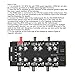 6 Way Splitter Hub, 4PIN PWM Fan Speed Control and 3PIN ARGB Lighting Expansion Board, 1 to 6 Fan and RGB Extender for PC Motherboard with Dual Mounting Options (IDE Interface)