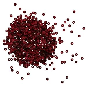 Oblique Unique 368 Pailletten Rot Matt 1400