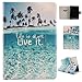 Produktbild Asnlove Kindle Paperwhite Lederhülle Ultra Leightweight PU Ledertasche Flip Kunstleder Ständer Schutz Hülle Tablet Cover für Alle Kindle Paperwhite (2016 / 2015 / 2013 Modelle mit 6 Zoll Display) - Blau Strand Meer Kokosnussbäume