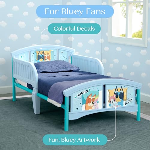 Image of Delta Children Plastic Toddler Bed, Bluey