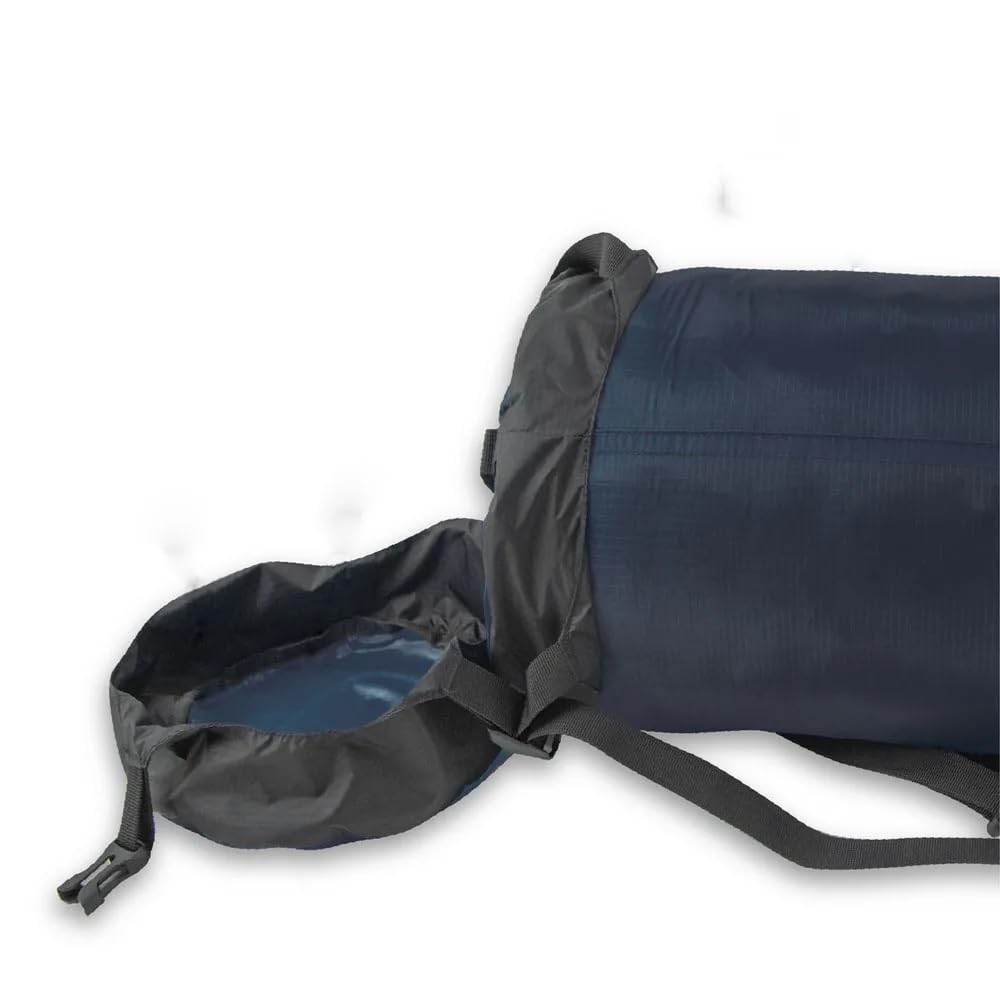 Upgrade 40D 10-35L Ultralight Impermeabile Nylon Compression Stuff Sack Adatto for Sacco a Pelo 40% Spazio Adatto for Campeggio Escursionismo Zaino in Spalla