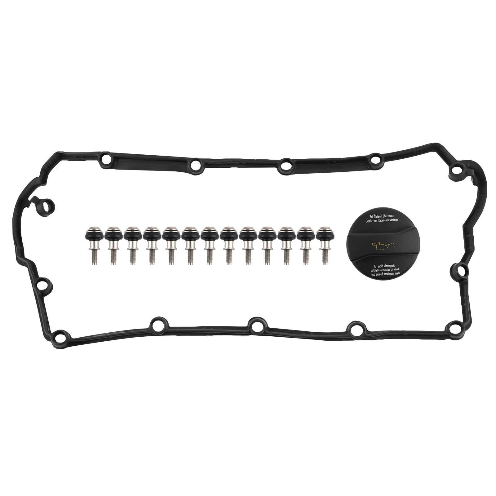 Tapa de válvulas, tapa de culata, tapa de válvulas de motor, repuesto para A3 8L1 8P1 8PA Beetle Golf 1.9 TDI 2.0 TDI Leon 1M1 1999-2006, número de pieza 038103469AD 038103469AH 038103469S