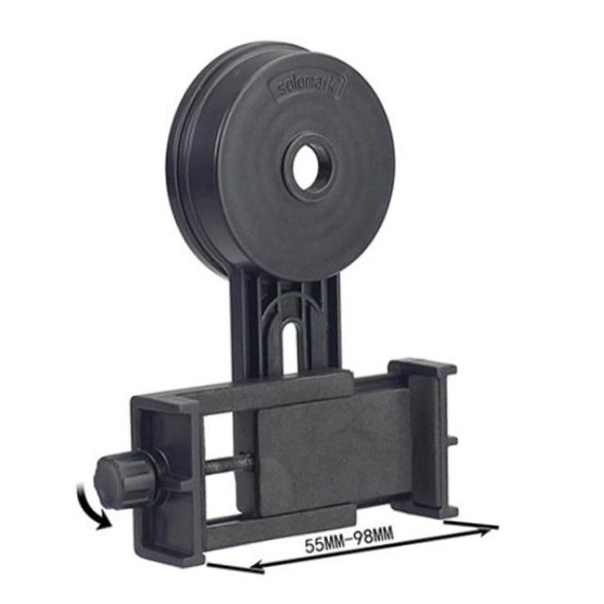 ARTIBETTER Telescope Phone Adapter Telescope Photo Adapters Monoscope Spotting Scope Adapter Monoculars Cell Phone Adapter Mount Telescope Phone Mount Smartphone Camera Adapter Black