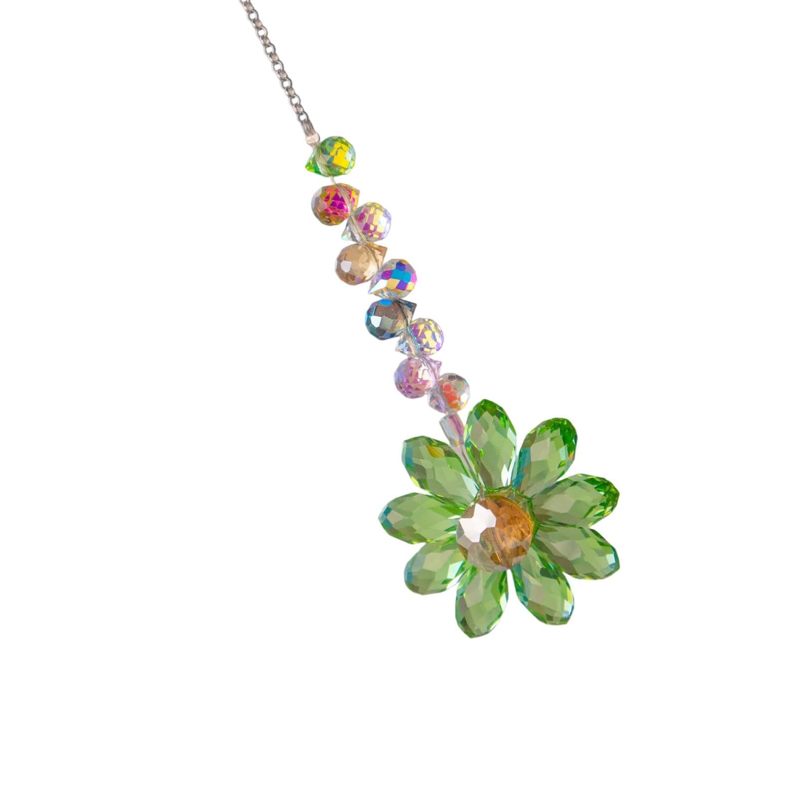 HGENAHGTF Crystal Suncatchers for Window Hanging Sunflowers Garden Sun Catchers with Crystals Rainbows Maker Outdoor Indoor Decors Crystal Rainbows Maker Suncatchers