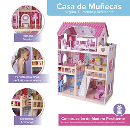 La mejor comparación de Casa madera juguete los 10 mejores. 15 Imagen adicional