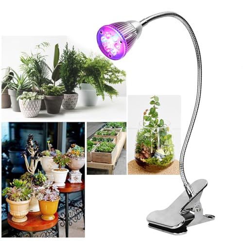 Xgrthreeh HGR-GL-01 Clip On Grow Light For Plants Indoor, Led Full Spectrum Small Plant Light Grow Lamps With Clamp Flexible Gooseneck Mini Grow Lights thumb #5