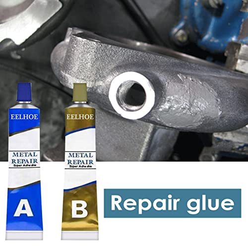 Pasta De Reparação De Metal | Cola resistente ao calor A&B | Super Glue Gel Paste Filler Adesivo efi