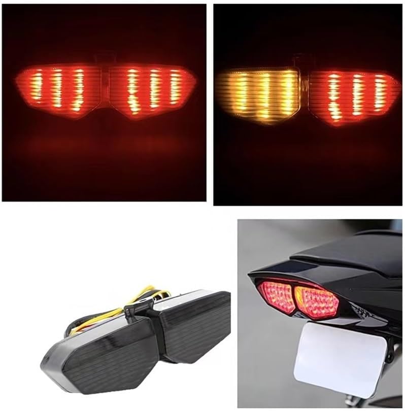 オートバイ用LEDテールライト リアブレーキテールライト Xtz 1200 2012-2014用 YZF用 R6S 2006-200