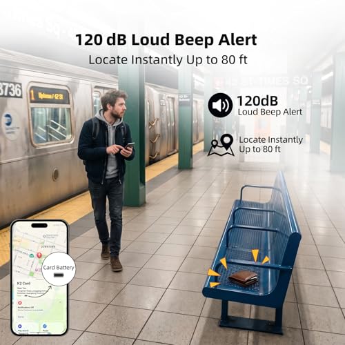 Image of Wallet Tracker Card Pro 2 Pack, Bluetooth Tracking Card (iOS & Android)