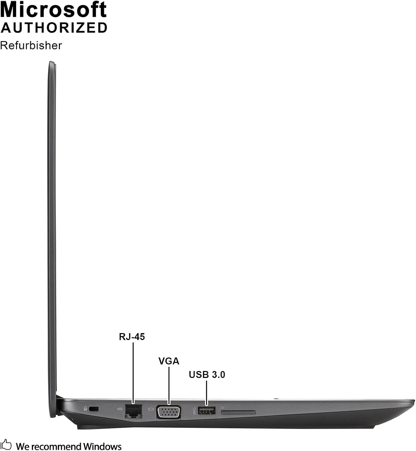 HP Mobile Worstation ZBook 15 G3 15.6 inches FHD Laptop, Core i7-6700HQ 2.6GHz, 16GB RAM, 512GB Solid State Drive, Windows 10 Pro 64bit, CAM, NVIDIA Quadro M1000M (Renewed) image 5 of 6 B07T6BQL3T