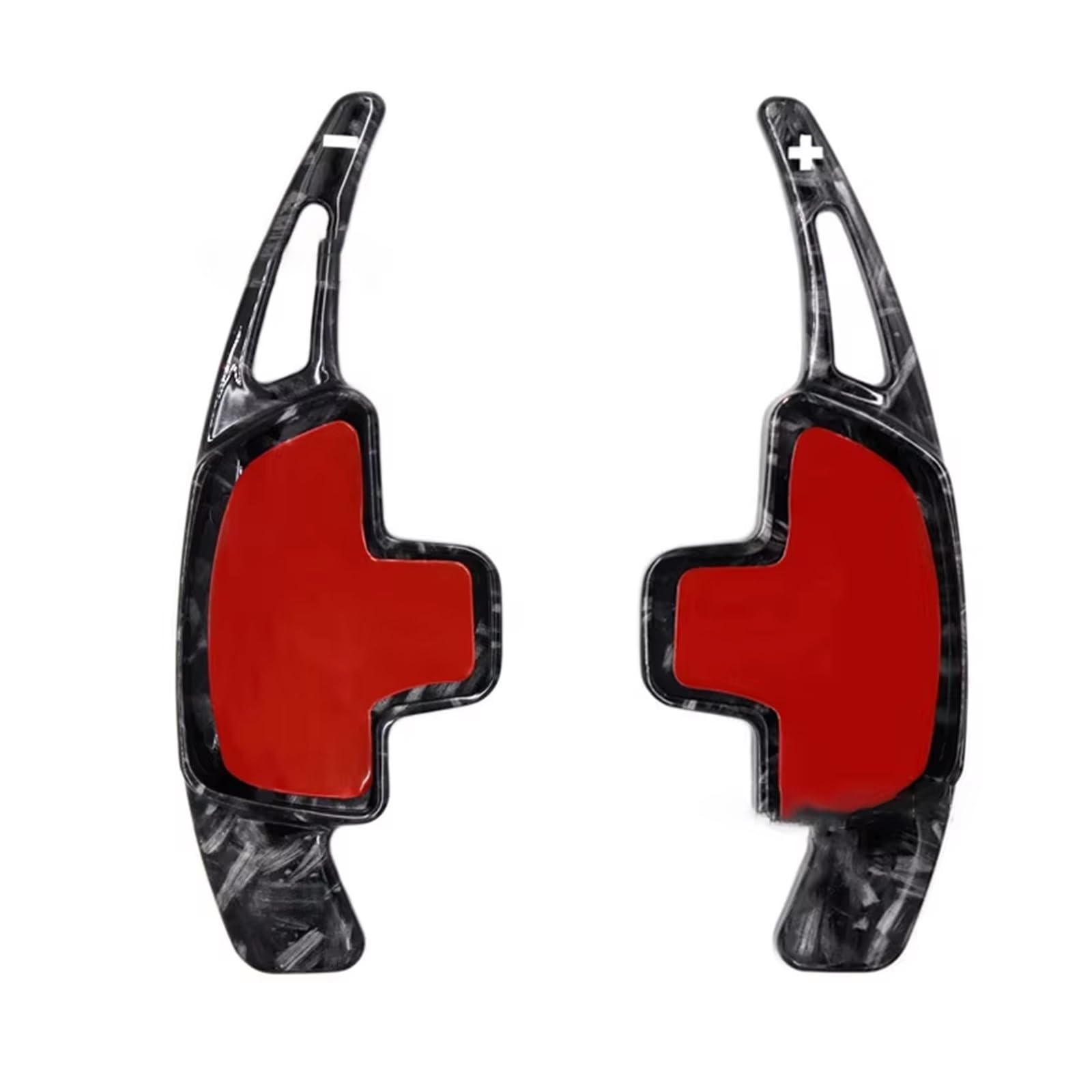 Caqrbcx Forged Pattern Paddle Shifter Extensions Compatible With Benz For Gla X156 2014-2020 Steering Wheel Shifter Paddle Extension