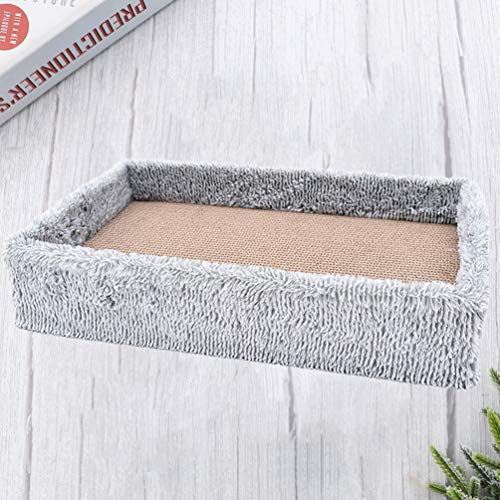 STOBOK Almofada para arranhar gatos de papelão, arranhador, quadrado, arranhador, para gatos, sofá-c