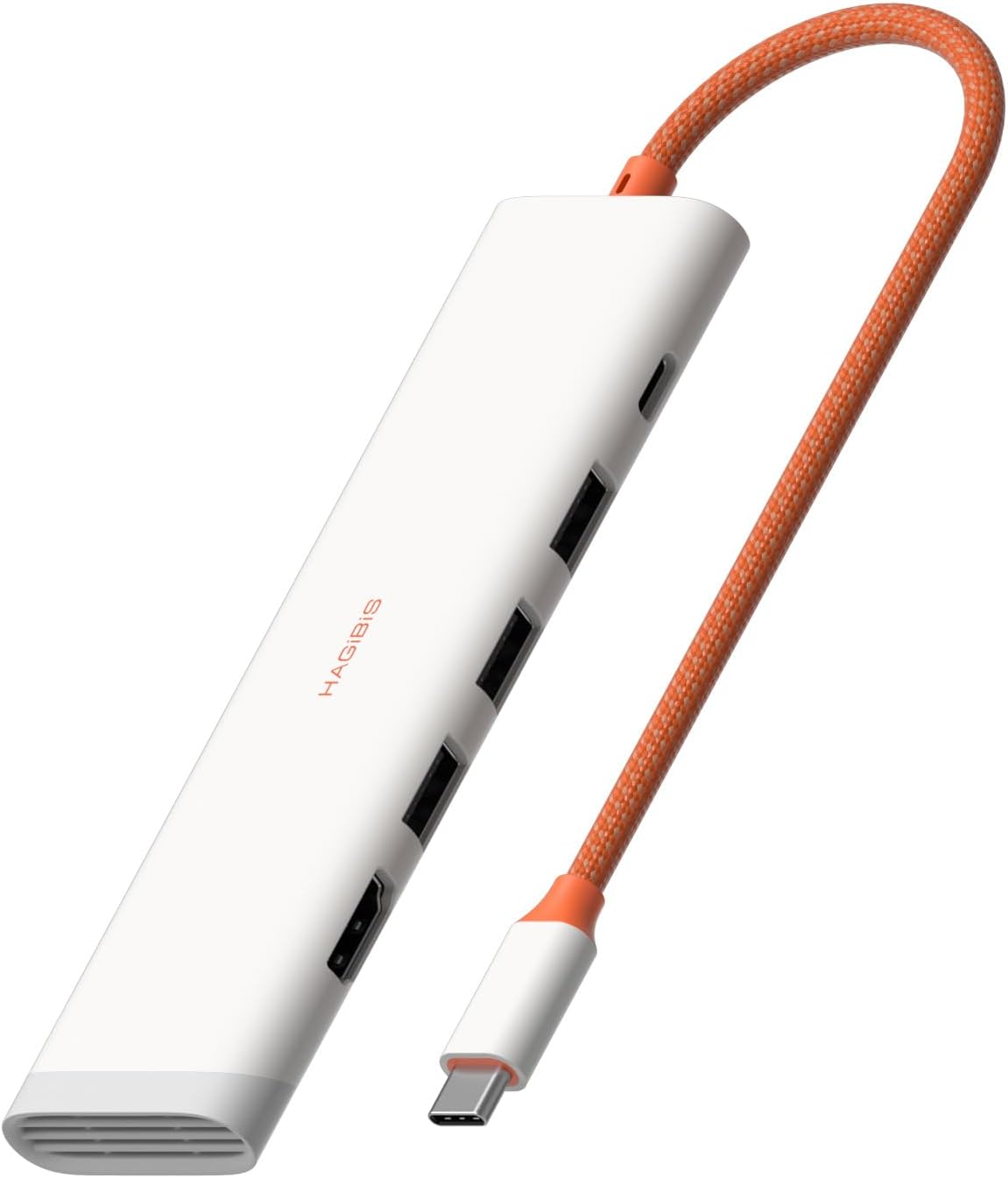 Hagibis USB-C Hub, 5 in 1 Multiport USB C Splitter Ultra Slim Heat Dissipation Docking Station with 4K@60Hz HDMI, USB3.0 * 3 and 100W PD Power Supply for MacBook Laptops iPad External SSDs (KZWN01H)