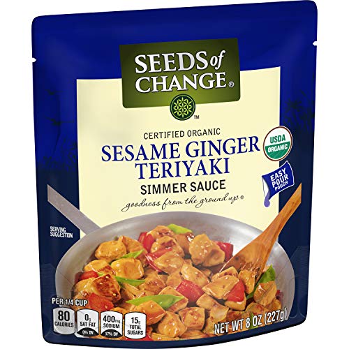 SEEDS OF CHANGE Teriyaki Simmer Sauce (6pk)