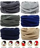 PERFEKT Größe - Elastische Nahtlose Bandanas 47cm Länge x 25cm Breite, Es passt Frauen, Männern und Kindern gleichermaßen. Durch sein Stretchband sitzt das Unisex Tuch komfortabel auf jedem Kopf.