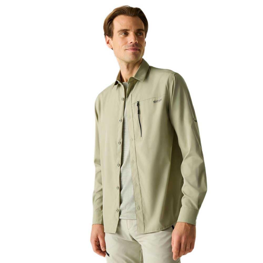 Regatta Men's Cream Anti-Insect Travel Light Upf 50+ Shirt in Size 2XL, Sports Direct
