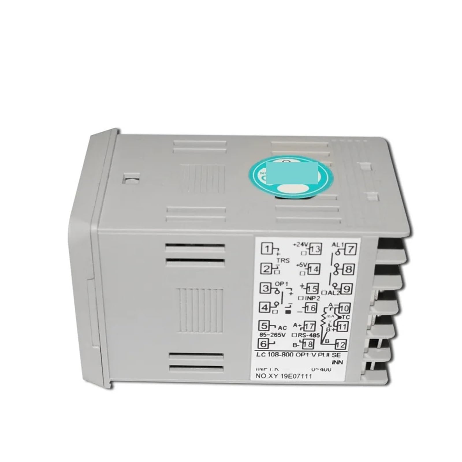 LDHJBNAC Temperature Controller 0-10V Input 48 * 48 Panel Size LCD Intelligent PID Temperature Controller Relay/SSR/4-20mA/0-10V Output(Relay Output 2alarms)