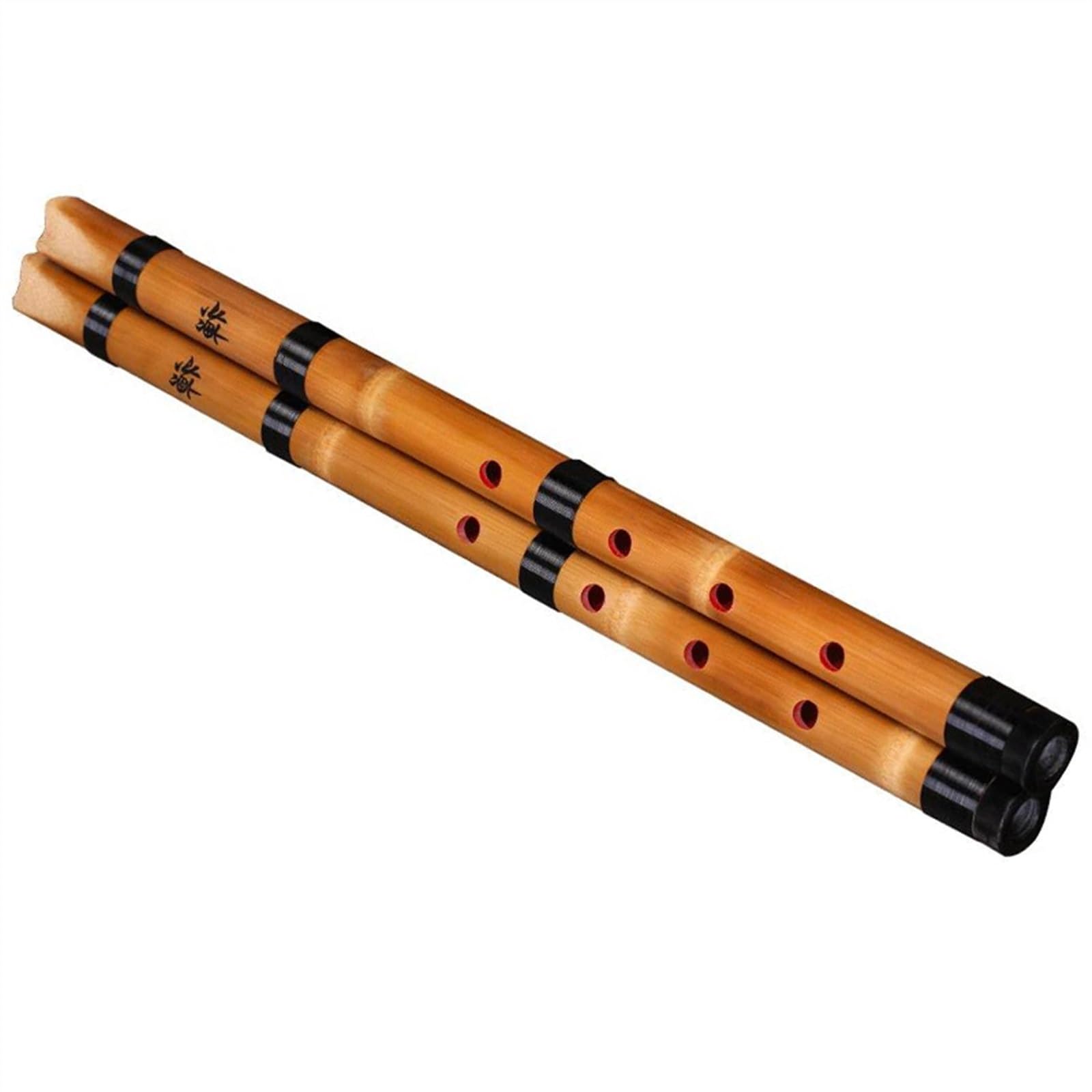 Amazon | 1 パック 5 穴尺八日本の白竹フルート木管楽器 伝統的