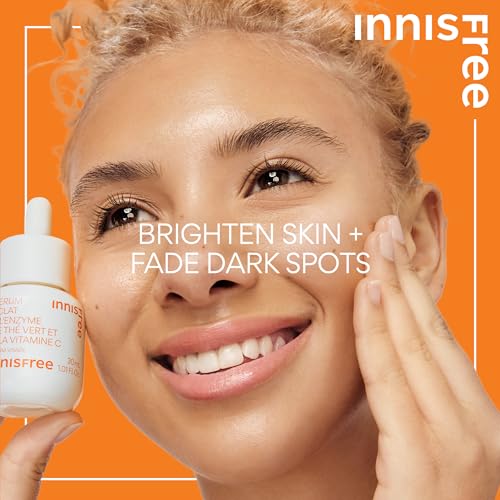 innisfree-Green-Tea-Enzyme-Vitamin-C-Brightening-Serum-for-Dark-Spot-Fading-Korean-Face-Serum-for-Glow innisfree Green Tea Enzyme Vitamin C Brightening Serum for Dark Spot Fading, Korean Face Serum for Glow - Image 5