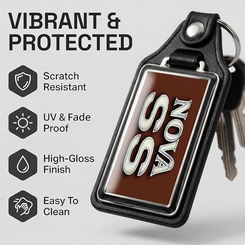 Image of Brotherhood Car Key Chain for Nova - Classic Models Keychain for Men and Women Gift Key Ring