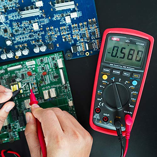Image of UNI-T Multimeter Kit UT139B, Volt Ohm Meter Capacitor Tester Frequency Meter True RMS Auto /Manual Ranging 4000 Counts