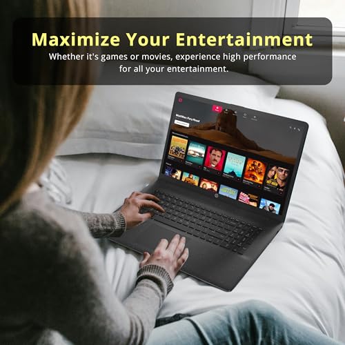Image of HP 17.3 inch HD+ Business Laptop, Intel i5-1334U, 16GB RAM, 800GB Storage(512GB SSD+288GB Docking Station Set), Intel Iris Xe Graphics, Full Size Keyboard, Wi-Fi 6, 720p HD Camera, Win 11, Jet Black