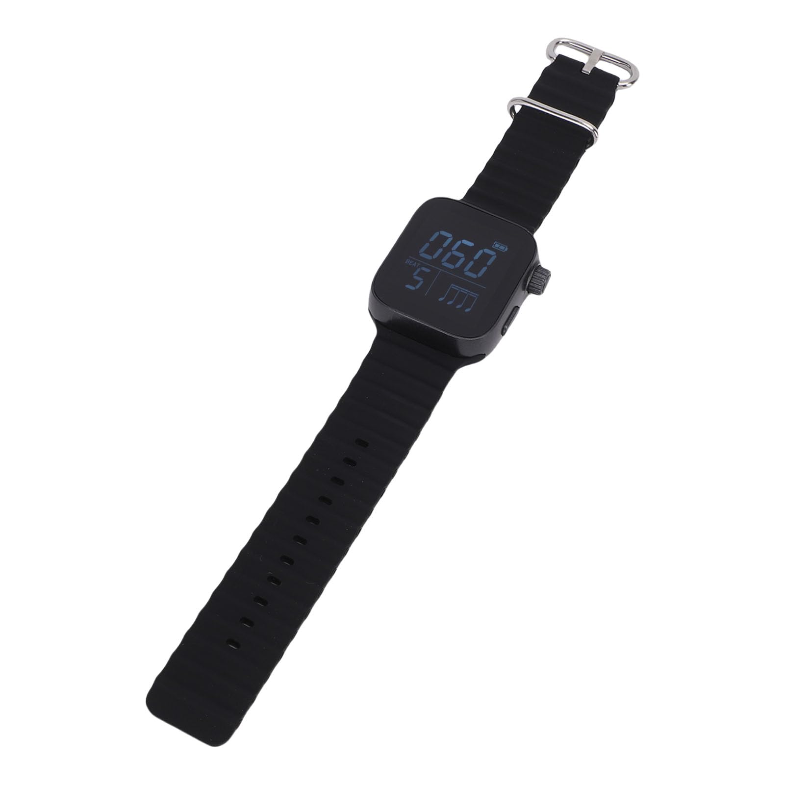 Goshyda Montre Métronome Vibrante Portable, Rythme Réglable avec Modes D'exercice et de Musique, Métronome Silencieux pour la Pratique de la Course à Pied et du Fitness