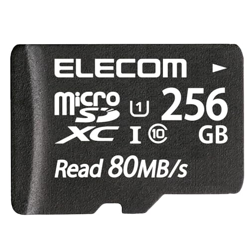 Amazon | エレコム microSD 256GB マイクロSDカード UHS-1 U1
