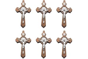 Exquisite Handmade Wooden Crosses for Rosary Crafting