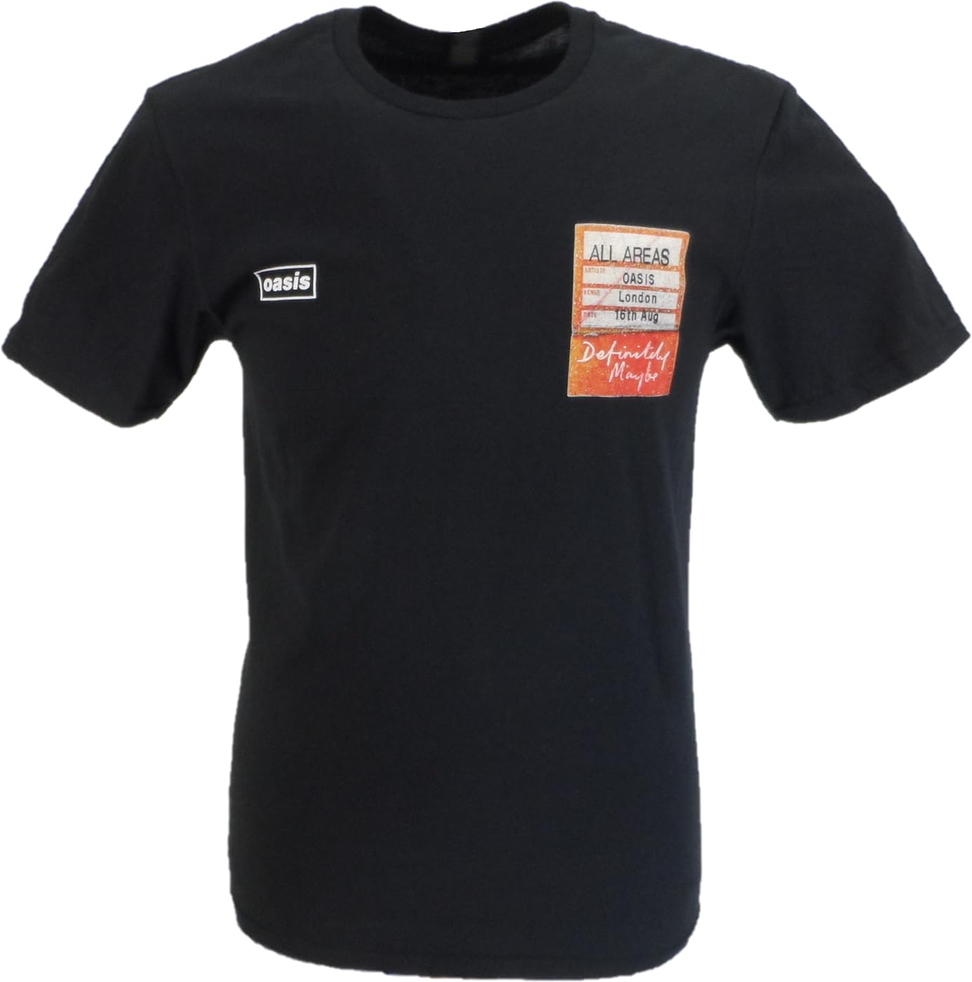 Mazeys Men's Set List Official Oasis T Shirt… (Uk, Alpha, M, Regular, Regular, )